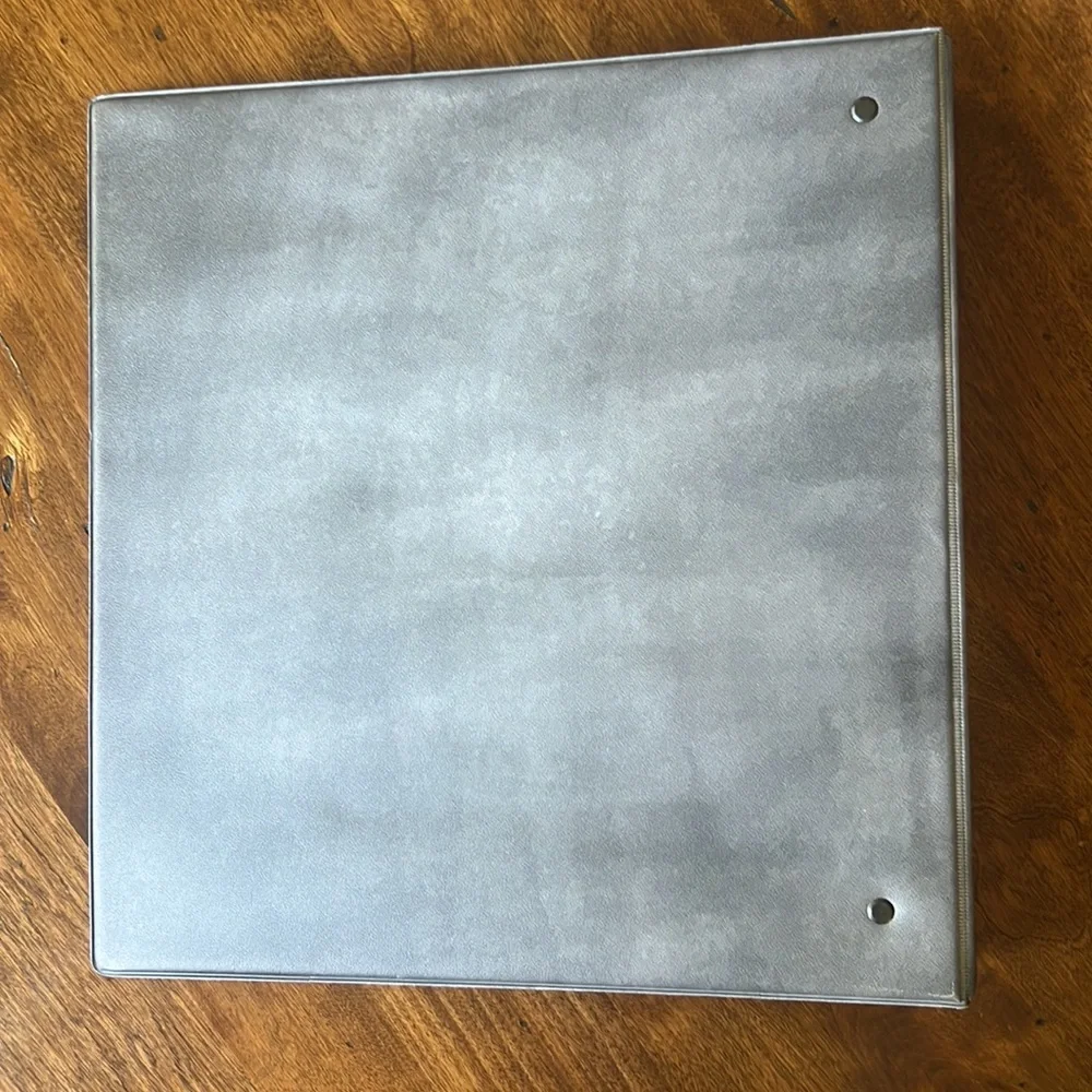Custom Personalized Artwork Binder Alexandra